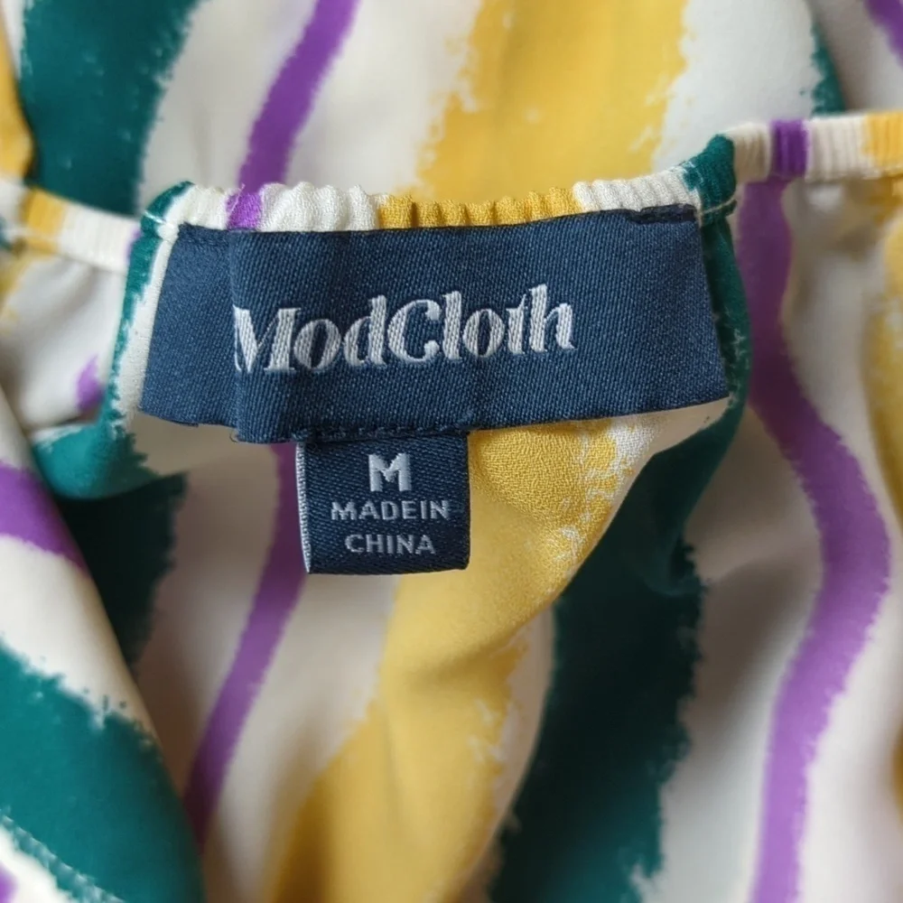 Modcloth Striped Button-Down Tank - Picture 7 of 9